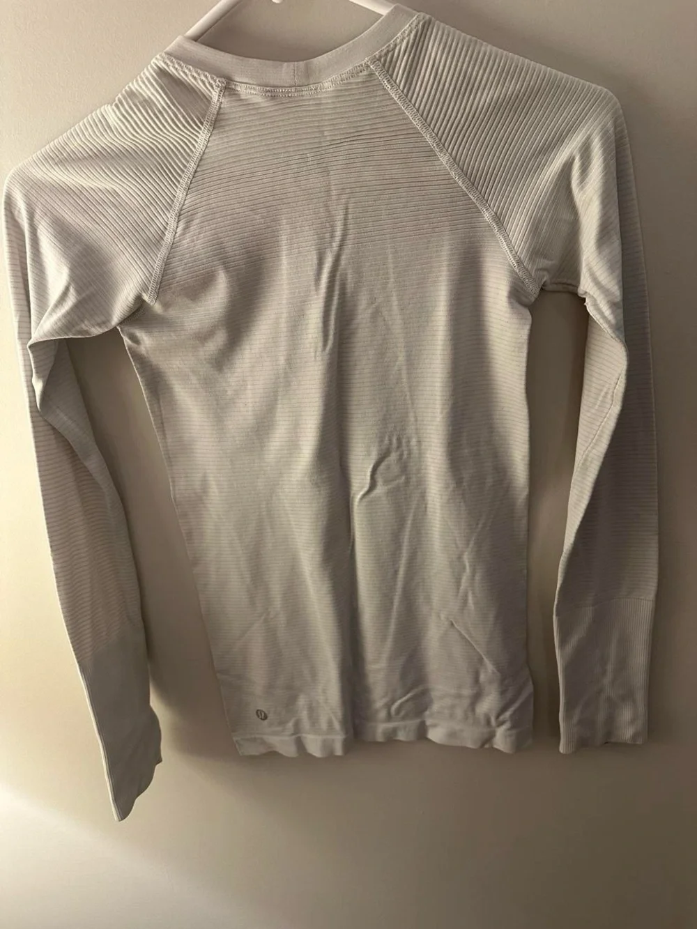 lululemon athletica Long Sleeve Crew Top - Light Beige